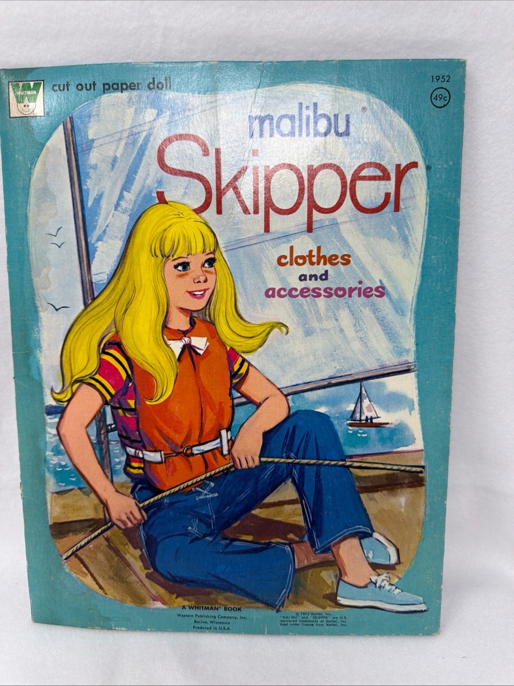 Vintage Malibu Skipper Paper Doll Cut Out Set